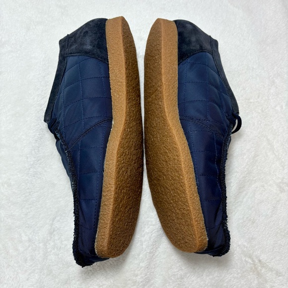 Clarks Shacre II‎ Step Navy  Comfort Quilted Leather Upper Lace Up Shoes Size 11